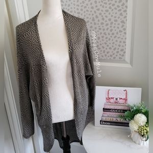 Daytrip long cream and black cardigan